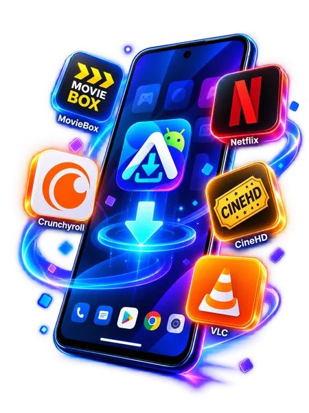 Android phone and app artwork